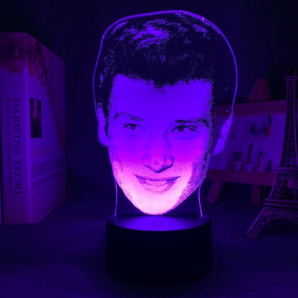 Lampe LED Johnny Hallyday L'idole des jeunes 7 couleurs – Image 7
