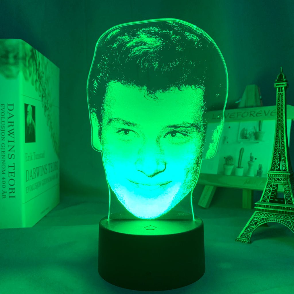 Lampe LED Johnny Hallyday L'idole des jeunes 7 couleurs – Image 3