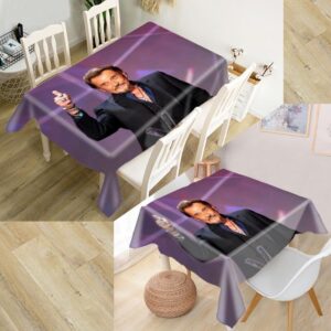 Nappe de table Johnny Hallyday avec 16 modèles