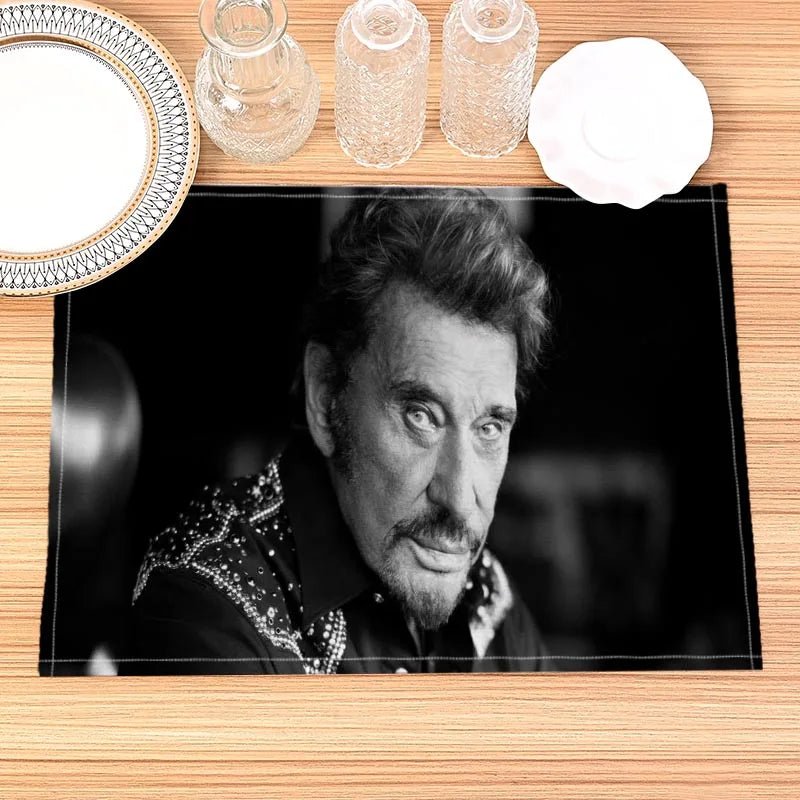 Napperon Johnny Hallyday avec 14 modèles au choix – Image 6