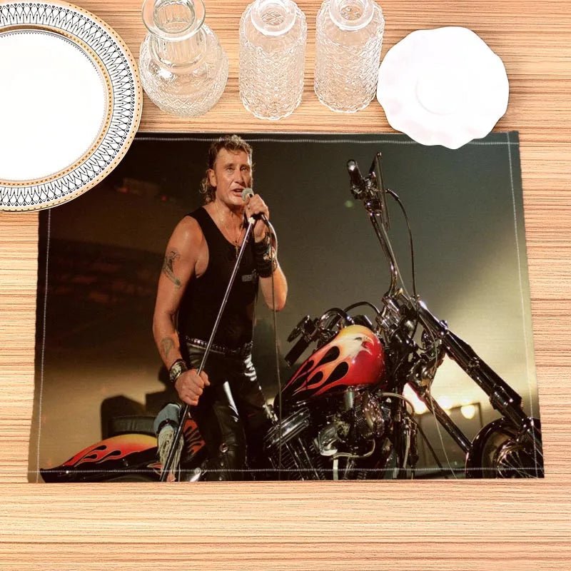 Napperon Johnny Hallyday avec 14 modèles au choix – Image 7