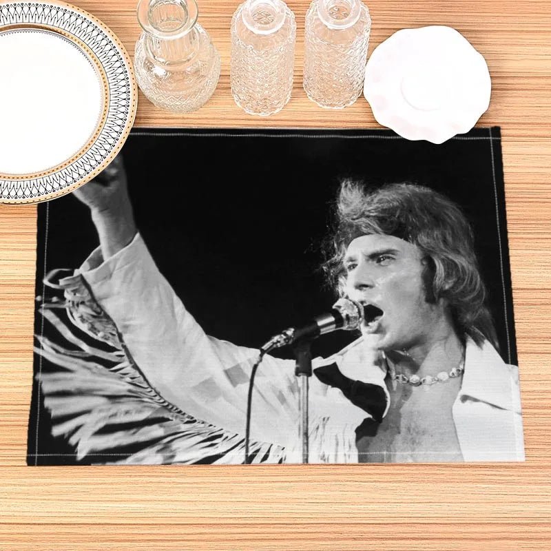Napperon Johnny Hallyday avec 14 modèles au choix – Image 5