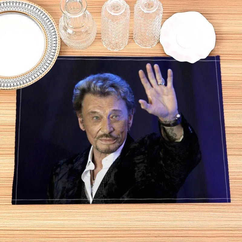 Napperon Johnny Hallyday avec 14 modèles au choix – Image 8