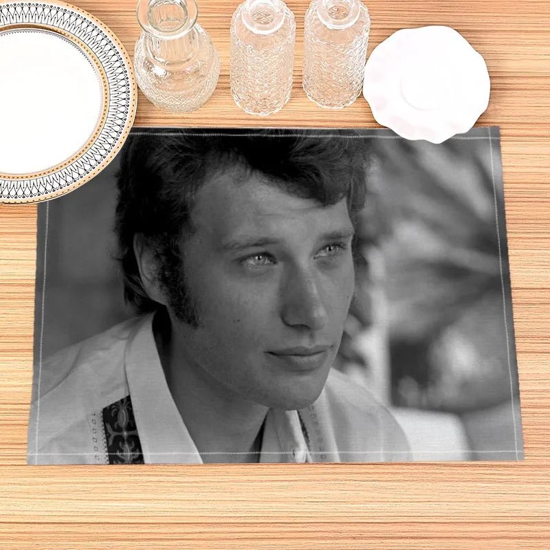 Napperon Johnny Hallyday avec 14 modèles au choix – Image 2