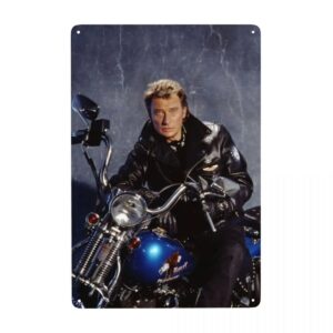 Plaque Johnny Hallyday Le Taulier en 5 modèles