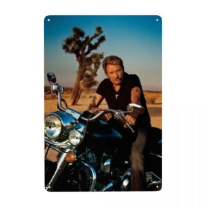 Plaque Johnny Hallyday Rockstar en 6 modèles