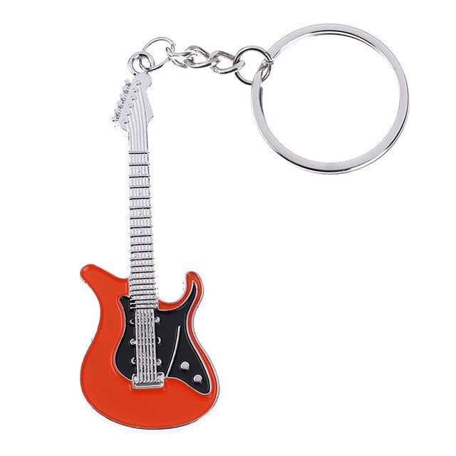 Porte-clés guitare électrique Johnny Hallyday, 6 couleurs – Image 3