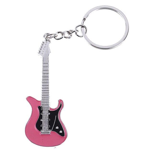Porte-clés guitare électrique Johnny Hallyday, 6 couleurs – Image 4