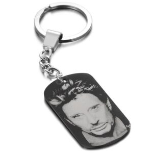 Porte-clés Johnny Hallyday plaque Goodbye