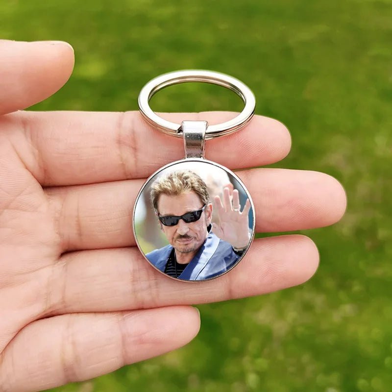 Porte-clés photo Johnny Hallyday, 10 modèles au choix – Image 8