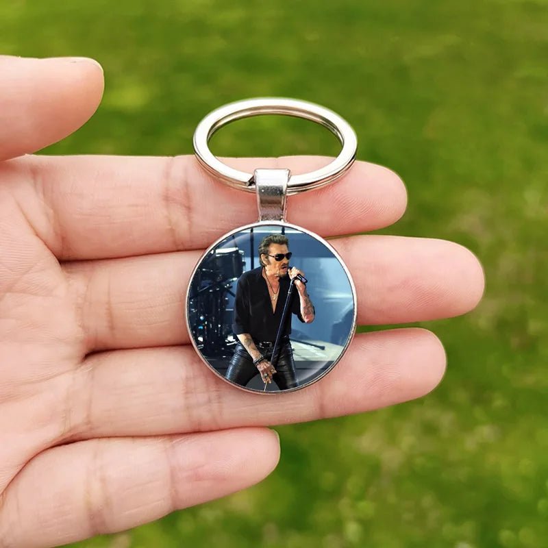 Porte-clés photo Johnny Hallyday, 10 modèles au choix – Image 6