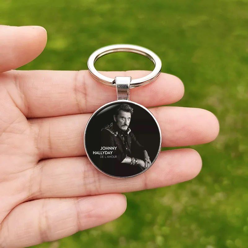 Porte-clés photo Johnny Hallyday, 10 modèles au choix – Image 3