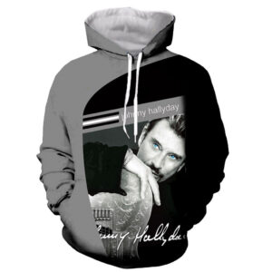 Sweat-shirt à capuche Johnny Hallyday, modèle #6
