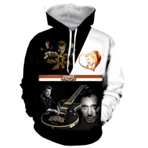 Sweat-shirt à capuche Johnny Hallyday #5 du S au 6XL