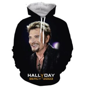 Johnny Hallyday Bercy #3, sweat à capuche