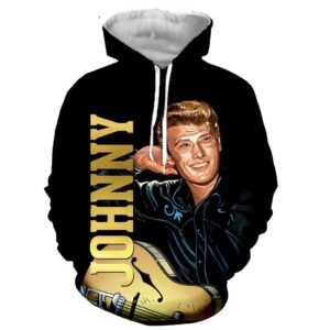 Sweat à capuche Johnny Hallyday L'idole des jeunes, du S au 6XL