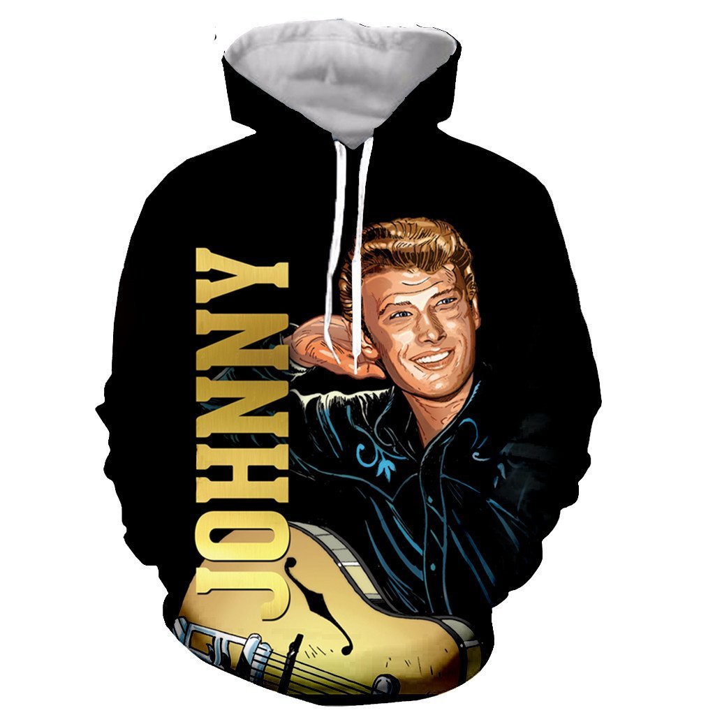 Sweat à capuche Johnny Hallyday L'idole des jeunes, du S au 6XL