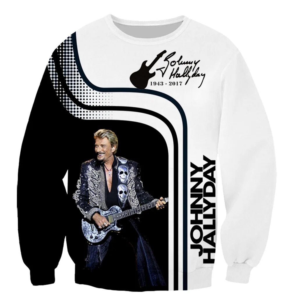 Sweat-shirt Johnny Hallyday visuel #11