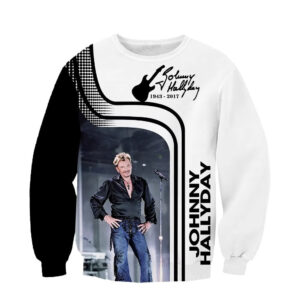 Sweat-shirt Johnny Hallyday #18, disponible du S au 6XL