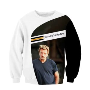 Sweat-shirt Johnny Hallyday modèle 20, tailles S à 6XL