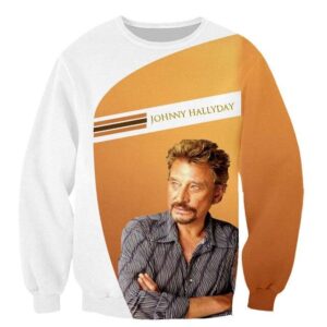 Sweat-shirt Johnny Hallyday modèle 4, tailles S à 6XL