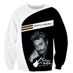 Sweat-shirt Johnny Hallyday modèle 5, du S au 6XL