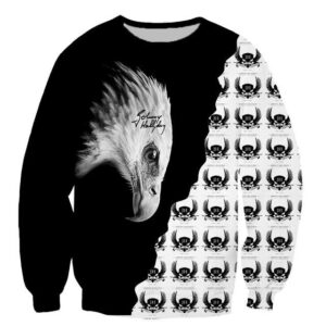 Sweat-shirt Johnny Hallyday Aigle, tailles S à 6XL