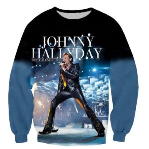 Sweat-shirt Johnny Hallyday, visuel Calendrier 2020