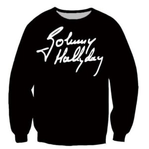 Sweat-shirt Johnny Hallyday avec imprimé #2
