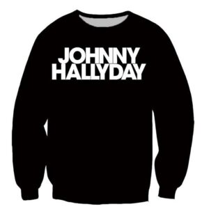 Sweat-shirt Johnny Hallyday avec imprimé #3