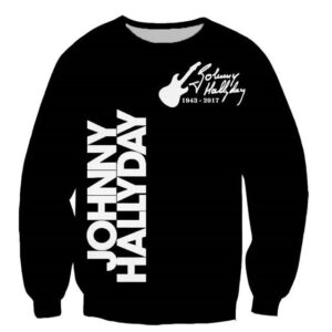 Sweat-shirt Johnny Hallyday avec imprimé #5