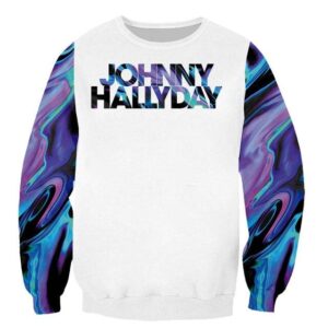 Sweat-shirt imprimé #7 Johnny Hallyday, tailles S à 6XL