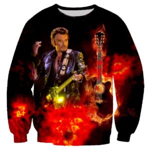 Sweat-shirt Johnny Hallyday Le Boss #1, tailles S à 6XL