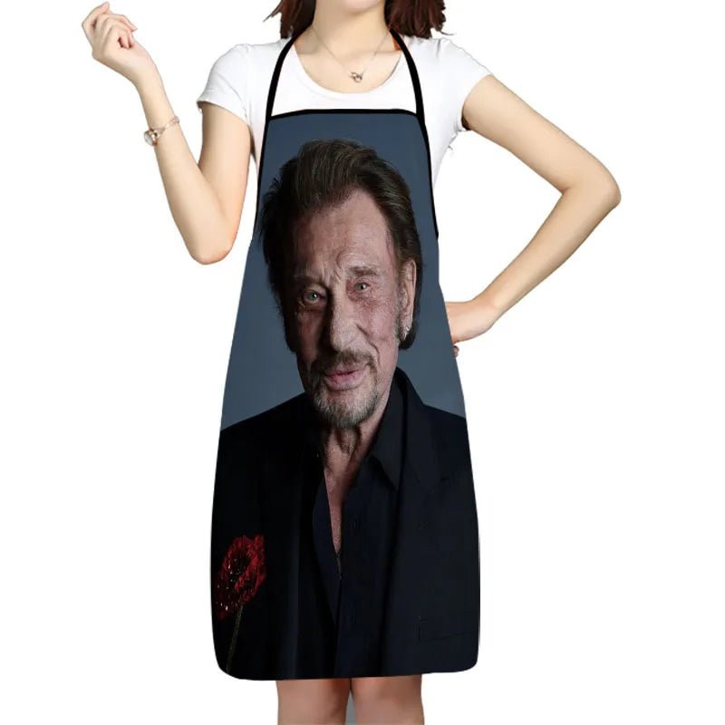Tablier de cuisine Johnny Hallyday en 13 modèles et 2 tailles – Image 2