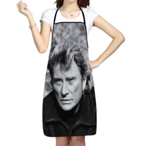 Tablier de cuisine Johnny Hallyday en 3 modèles et 2 tailles