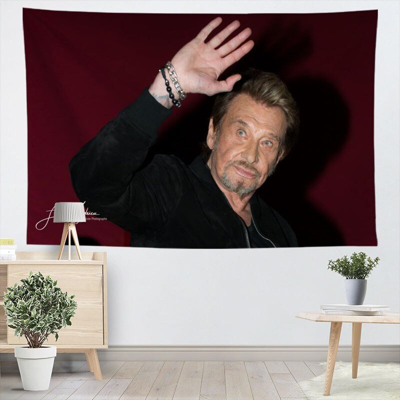 Tapisserie murale Johnny Hallyday en 13 modèles – Image 8