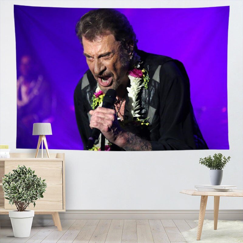 Tapisserie murale Johnny Hallyday en 13 modèles – Image 4