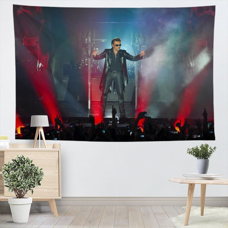 Tapisserie murale Johnny Hallyday en 13 modèles – Image 7
