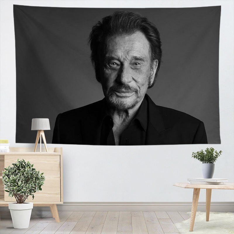 Tapisserie murale Johnny Hallyday en 13 modèles – Image 3