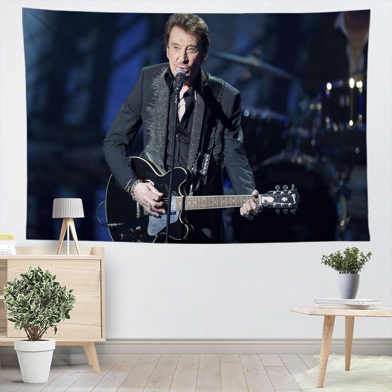 Tapisserie murale Johnny Hallyday en 13 modèles – Image 5
