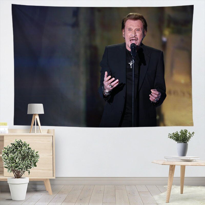 Tapisserie murale Johnny Hallyday en 13 modèles – Image 6