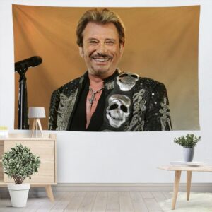 Tapisserie murale Johnny Hallyday en 13 modèles