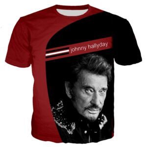 Tee-shirt Johnny Hallyday #1, tailles S à 6XL