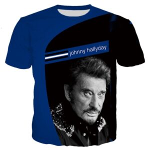 Tee-shirt Johnny Hallyday #17 du S au 6XL