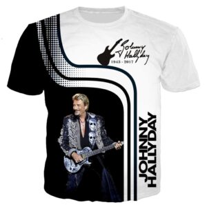Tee-shirt Johnny Hallyday #23 du S au 5XL