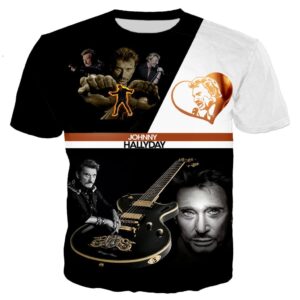 Tee-shirt Johnny Hallyday #24 du S au 6XL