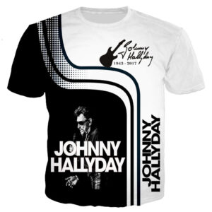Tee-shirt Johnny Hallyday visuel #27, tailles S à 5XL