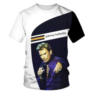 Tee-shirt Johnny Hallyday #32, tailles S à 6XL