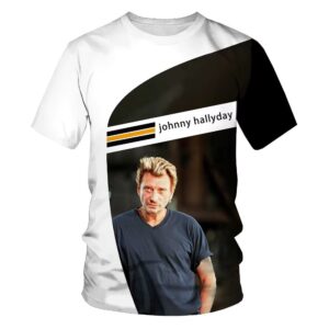 Tee-shirt Johnny Hallyday #33, du S au 6XL