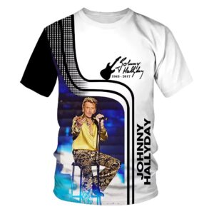 Tee-shirt Johnny Hallyday n°37, disponible du S au 6XL